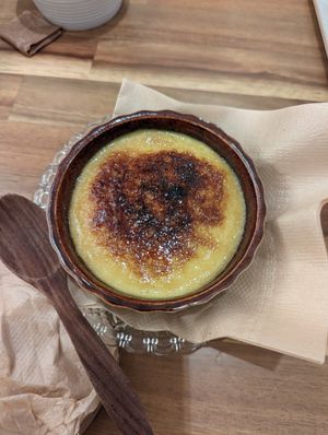 Creme brulee at Uno Yukiko - Gion Soy Milk Ramen - ぎをん豆乳らーめん うのゆきこ in Kyoto