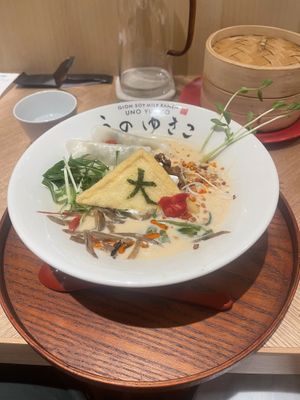 Dan Dan Ramen   at Uno Yukiko - Gion Soy Milk Ramen - ぎをん豆乳らーめん うのゆきこ in Kyoto