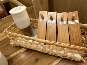 Spices on the table   at Uno Yukiko - Gion Soy Milk Ramen - ぎをん豆乳らーめん うのゆきこ in Kyoto