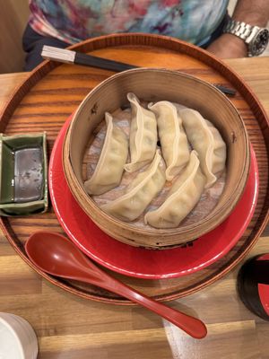 Steamed Gyoza  at Uno Yukiko - Gion Soy Milk Ramen - ぎをん豆乳らーめん うのゆきこ in Kyoto