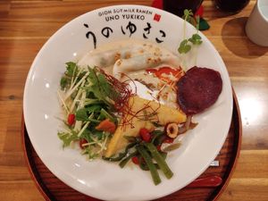 Soy milk dandan noodle gekka at Uno Yukiko - Gion Soy Milk Ramen - ぎをん豆乳らーめん うのゆきこ in Kyoto