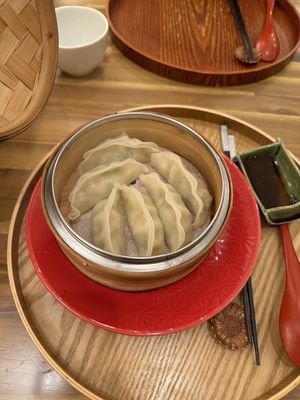 Steamed dumplings   at Uno Yukiko - Gion Soy Milk Ramen - ぎをん豆乳らーめん うのゆきこ in Kyoto
