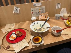 Crème Brûlée at Uno Yukiko - Gion Soy Milk Ramen - ぎをん豆乳らーめん うのゆきこ in Kyoto