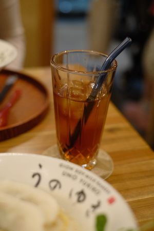 Ice Tea at Uno Yukiko - Gion Soy Milk Ramen - ぎをん豆乳らーめん うのゆきこ in Kyoto