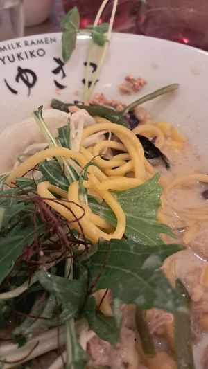 The ramen i had this place! at Uno Yukiko - Gion Soy Milk Ramen - ぎをん豆乳らーめん うのゆきこ in Kyoto