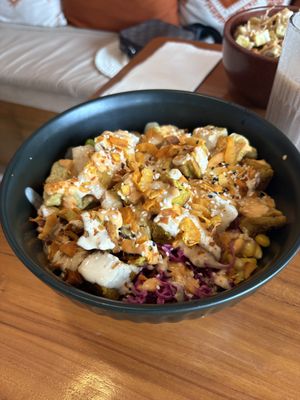 Large tofu and vegan chickn poke bowl   at Bali Sabi Pokè Bowl Bar in Sanur