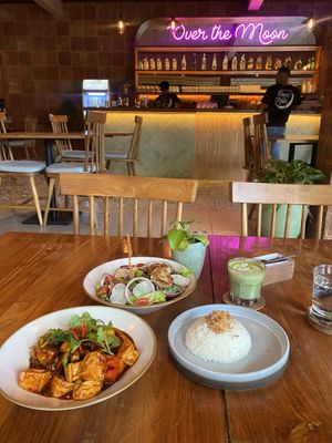   at Over the Moon Cafe in Sanur