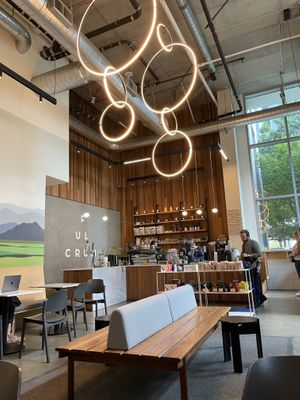   at Fulcrum Coffee in Seattle