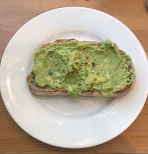 Avocado toast  #Veganuary at Circle Cafe - Mangrove Village in Abu Dhabi