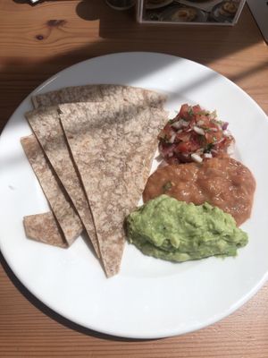 Mexican eggs (minus the eggs)  at Circle Cafe - Mangrove Village in Abu Dhabi