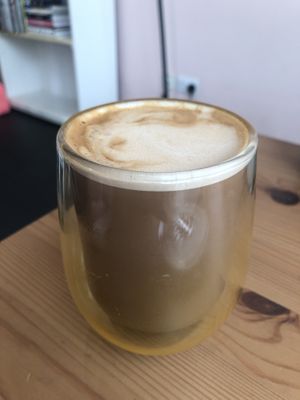 Soya mocha   at Circle Cafe - Mangrove Village in Abu Dhabi