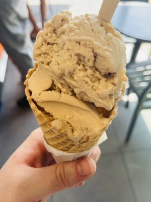 Hazelnut gelato   at Sottozero in Sliema
