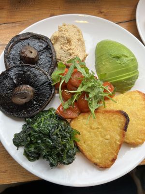 Irish vegan plate  at Bari Café in Cahersiveen