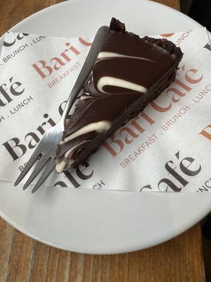 Vegan chocolate tort (10/10)  at Bari Café in Cahersiveen