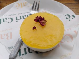 Lemon tart at Bari Café in Cahersiveen