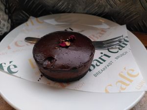 Mouse aux chocolate tart at Bari Café in Cahersiveen