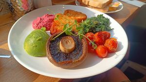 Vegan fry at Bari Café in Cahersiveen