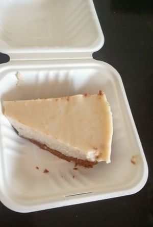 cheesecake at Sofull Vegan in Hemet