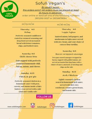  at Sofull Vegan in Hemet