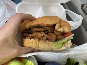“Chicken” po’ boy #Veganuary at Sofull Vegan in Hemet