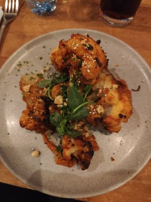 Cauliflower at Terraza Cha Cha Chá in Mexico City