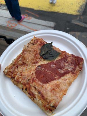 vegan Margherita   at Unregular Pizza in New York City