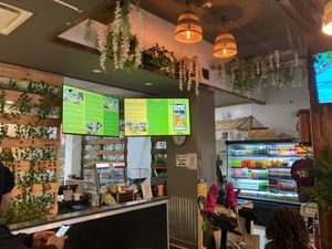 Inside at Next Stop Vegan in Brooklyn