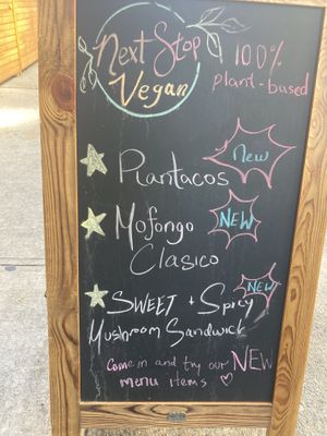   at Next Stop Vegan in Brooklyn