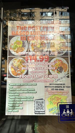   at Next Stop Vegan in Brooklyn