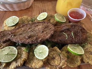 Pecao' frito 🤤🤤🤤  at Next Stop Vegan in Brooklyn