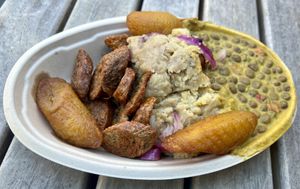 Lunch bowl #Veganuary at Next Stop Vegan in Brooklyn