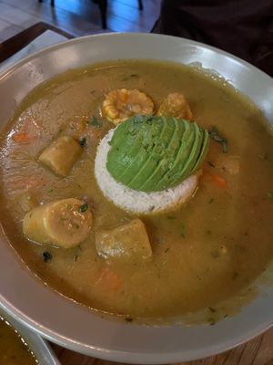 Sancocho at Next Stop Vegan in Brooklyn