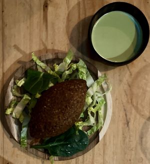 Quipe/kibbeh  at Next Stop Vegan in Brooklyn