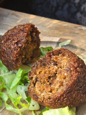 Quipe / Kibbeh at Next Stop Vegan in Brooklyn
