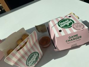 This is so cute 🥰   at Neat Burger - Dubai Mall in Dubai