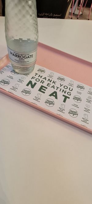 Sparkling water at Neat Burger - Dubai Mall in Dubai