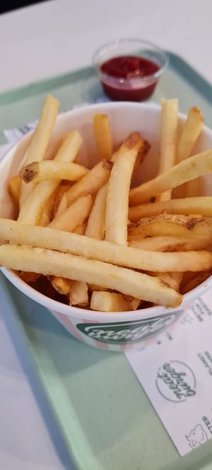 Yummy fries at Neat Burger - Dubai Mall in Dubai