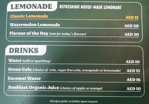 drinks August 23  at Neat Burger - Dubai Mall in Dubai