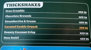 shakes   at Neat Burger - Dubai Mall in Dubai