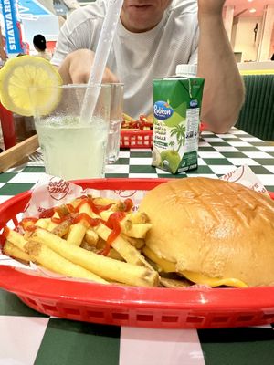 Cheeseburger   at Neat Burger - Dubai Mall in Dubai