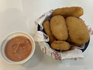 Nuggets and sauce  at Neat Burger - Dubai Mall in Dubai