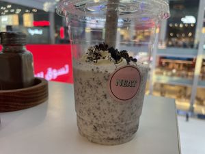 Half a cup split with wife of the Oreo thickshakes   at Neat Burger - Dubai Mall in Dubai