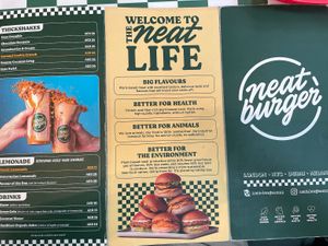 Regular menu drinks  at Neat Burger - Dubai Mall in Dubai