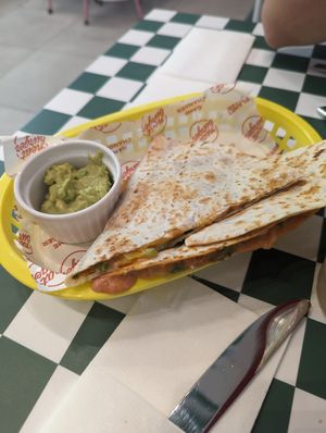 Quesadillas at Neat Burger - Dubai Mall in Dubai