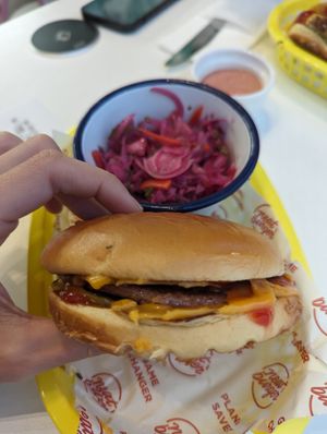 Cheeseburger at Neat Burger - Dubai Mall in Dubai