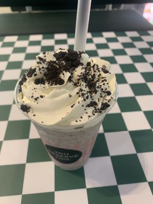 oreo crumble thick shake  at Neat Burger - Dubai Mall in Dubai