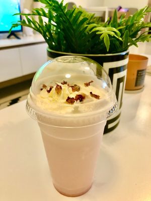 Rose milkshake   at Neat Burger - Dubai Mall in Dubai