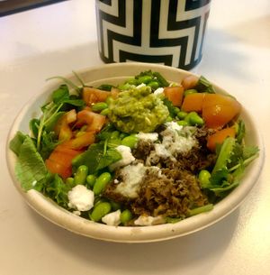 Neat burger salad bowl   at Neat Burger - Dubai Mall in Dubai