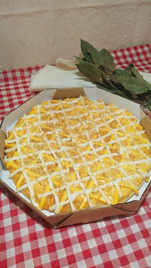 Pizza 4 Queijos Veg at La Bella Vegana in Guaruja