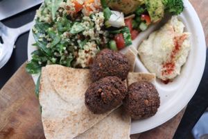 Falafel Plate  at Plant the Seed in Daylesford